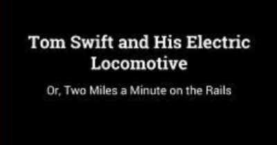 Tom Swift and His Electric Locomotive Cover